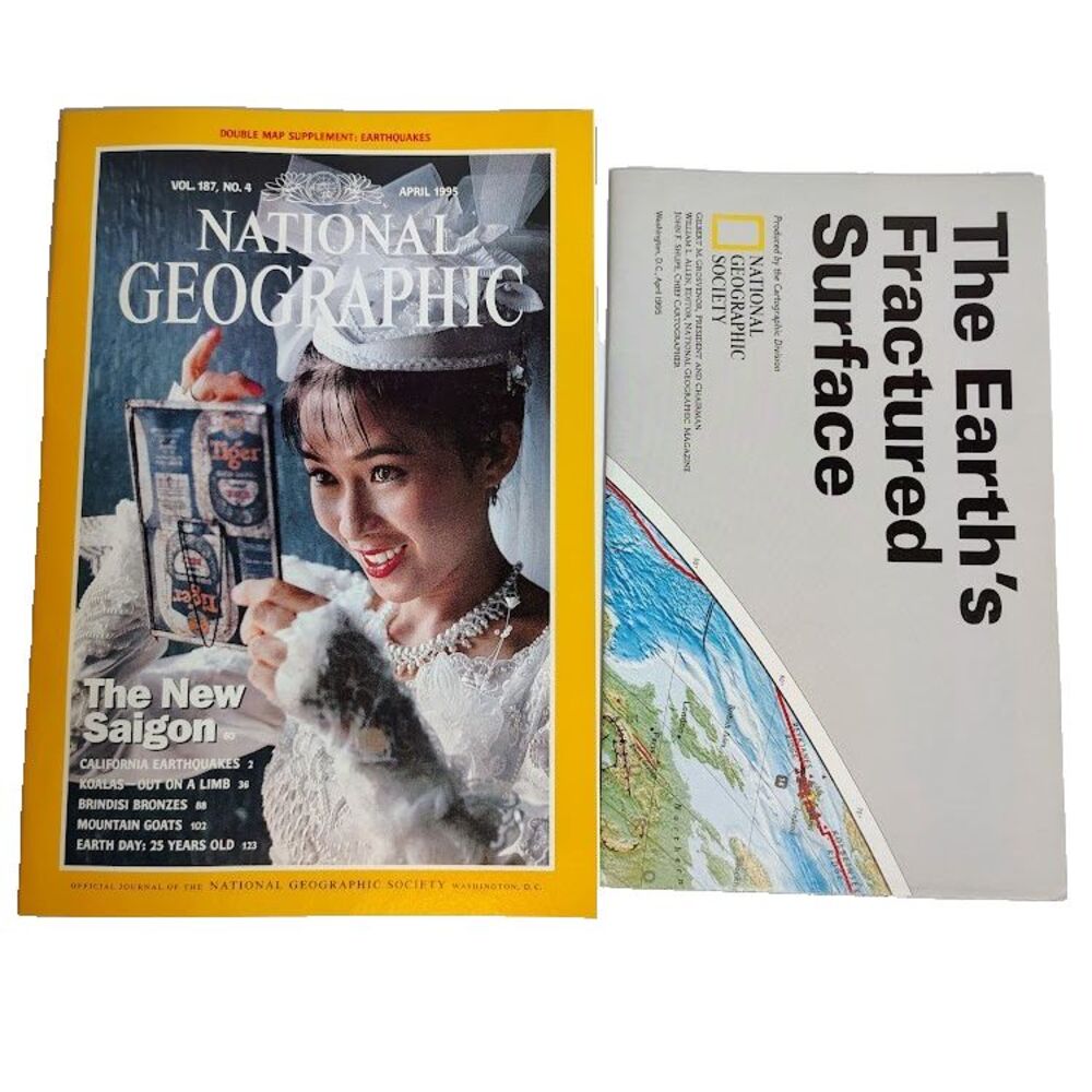 National Geographic Magazine The New Saigon April 1995 Vol 187 No 4